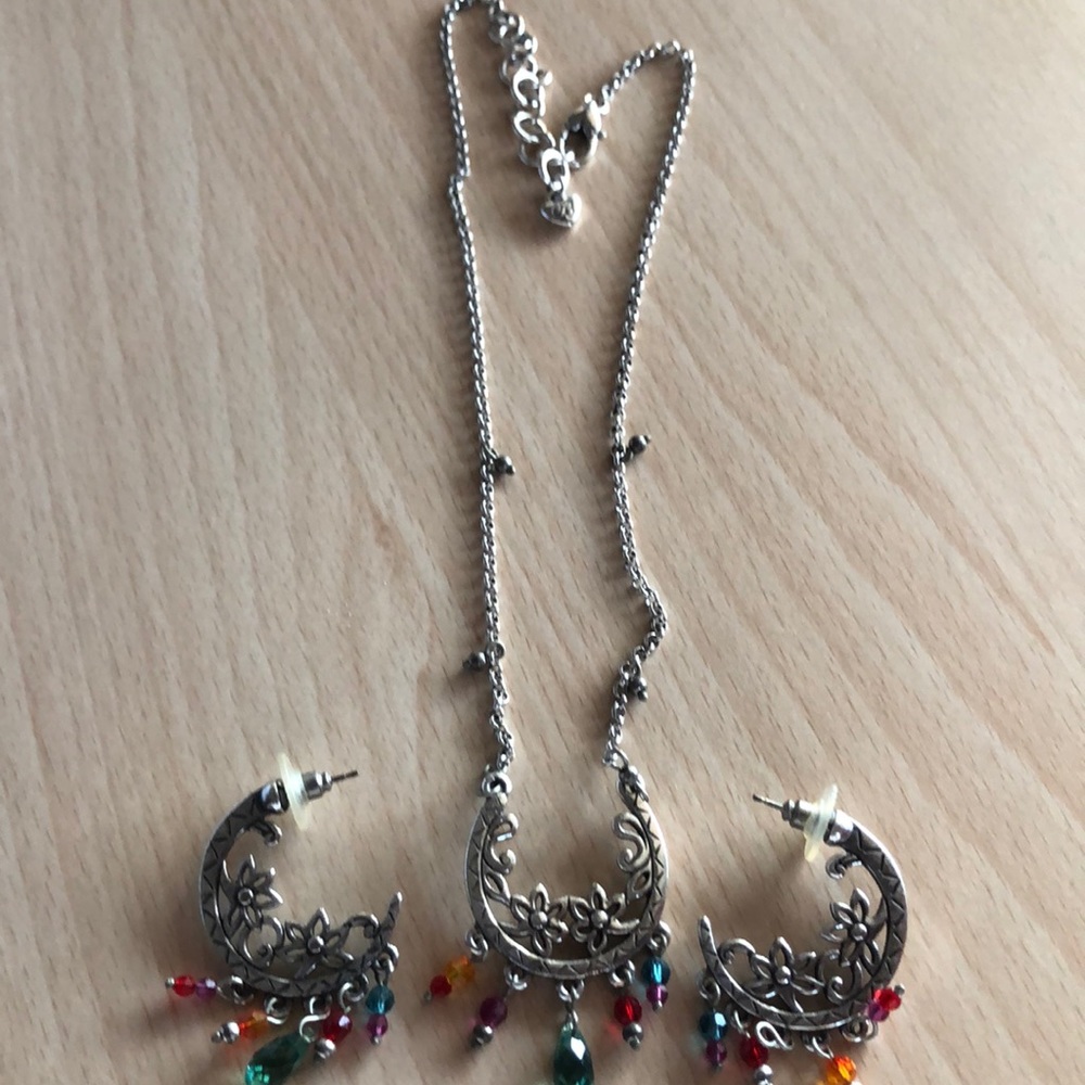 Brighton necklace & matching earrings